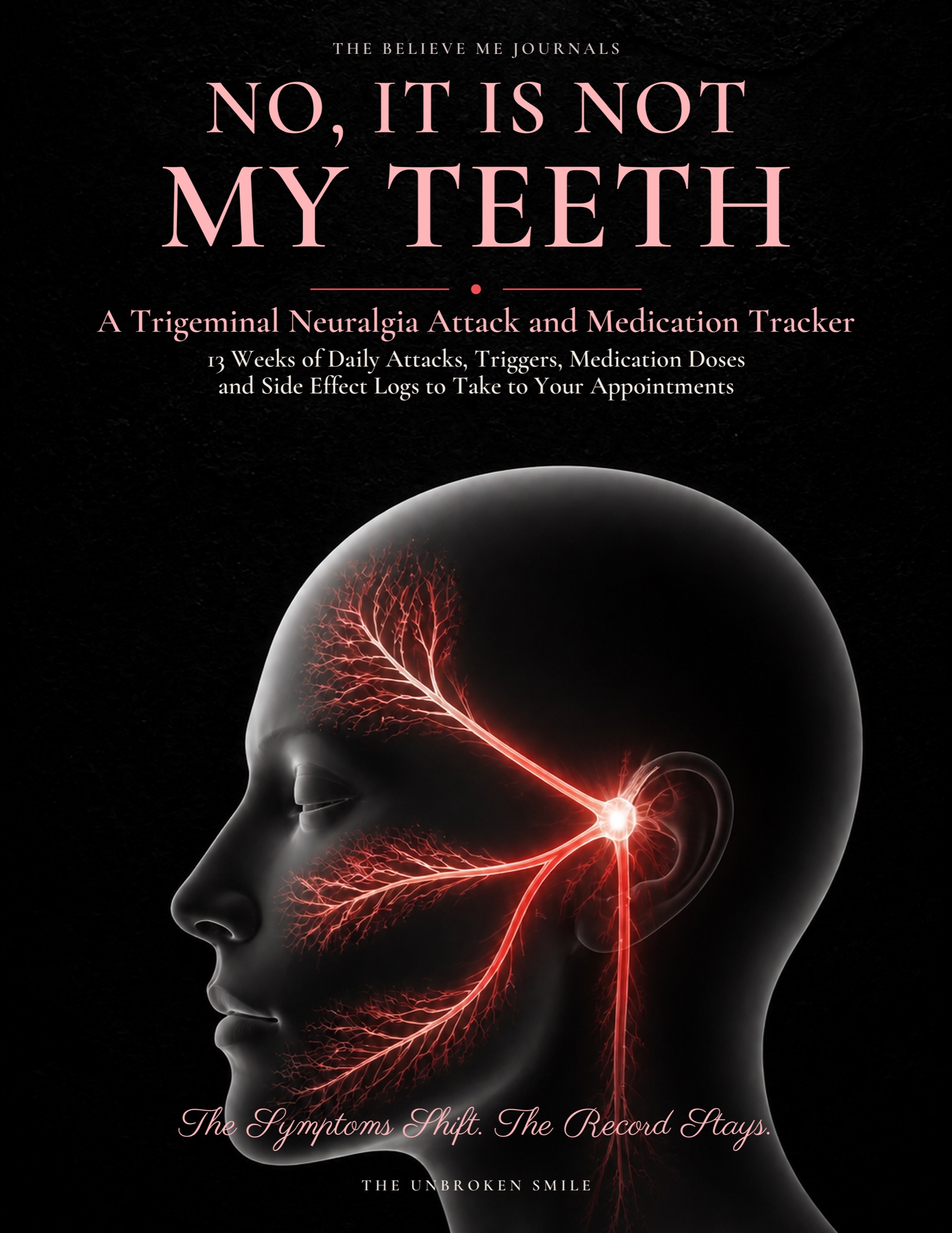 No, It Is Not My Teeth, a 13-week trigeminal neuralgia attack and medication tracker by The Unbroken Smile