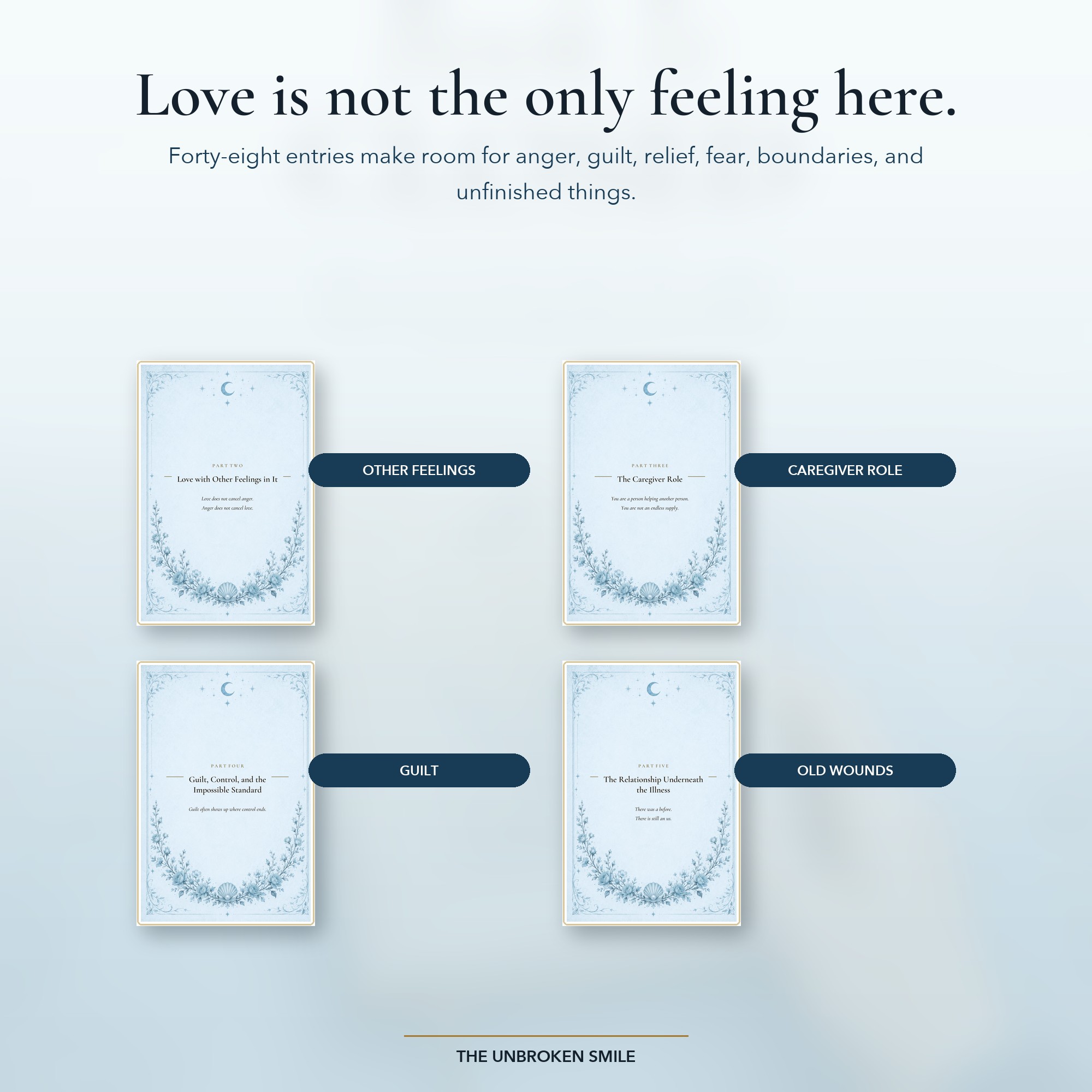 The full range of honest feelings welcomed inside When the Book Is Closed
